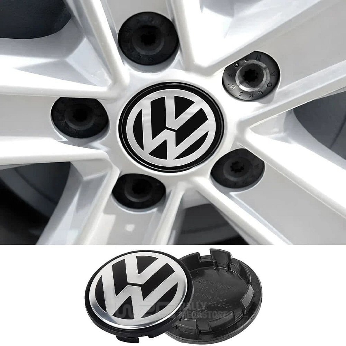 CACHE MOYEU VOLKSWAGEN 65MM | WRC Rally Mega.Store