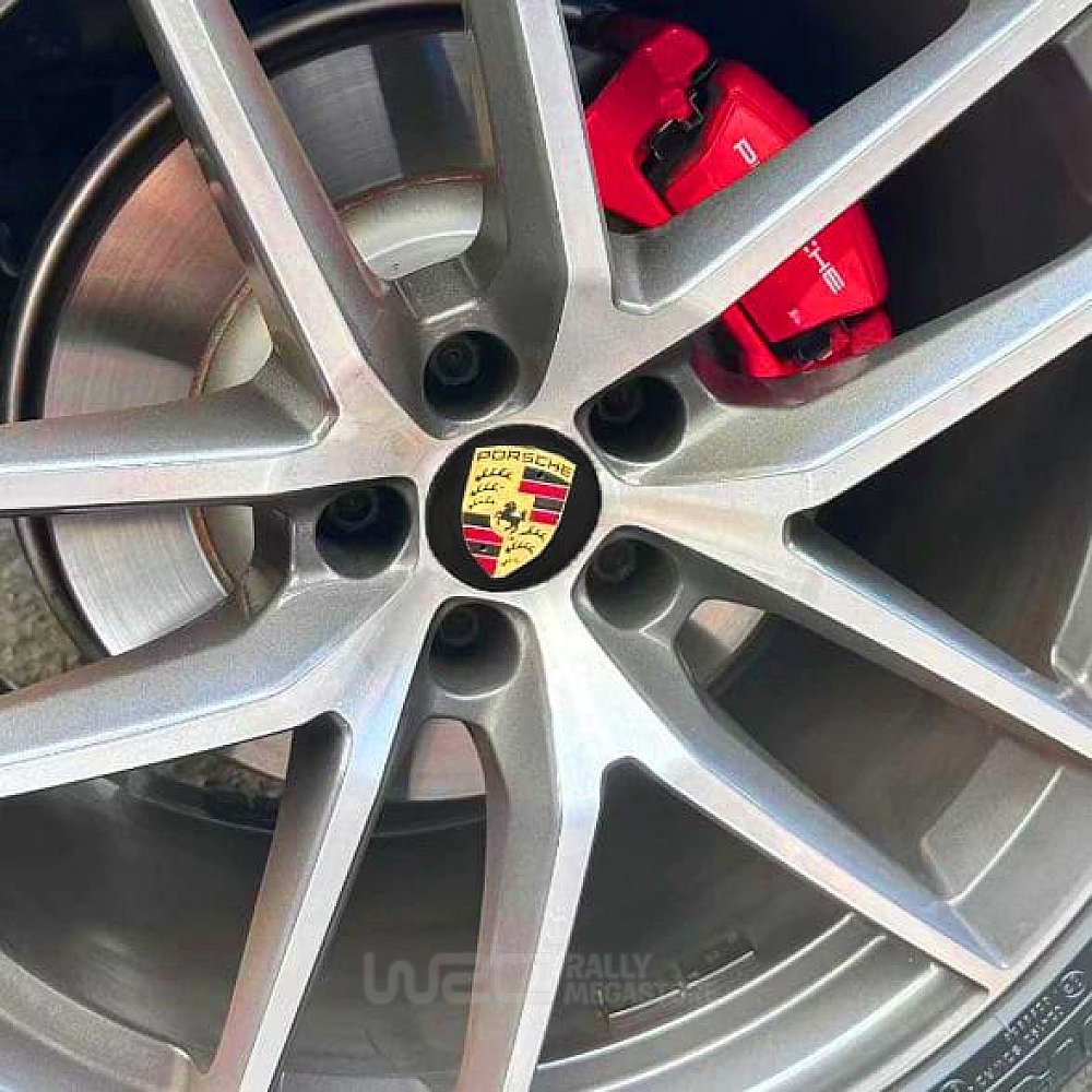 CACHE MOYEU PORSCHE NOIR 76MM | WRC Rally Mega.Store
