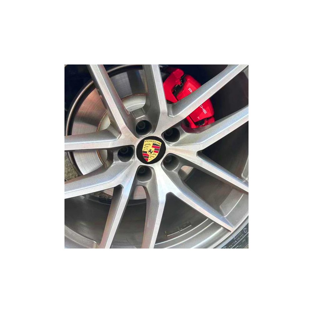 CACHE MOYEU PORSCHE NOIR 65MM | WRC Rally Mega.Store
