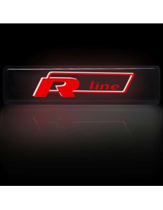 SIGLE LUMINEUX POUR CALANDRE VOLKSWAGEN R LINE | WRC Rally Mega.Store