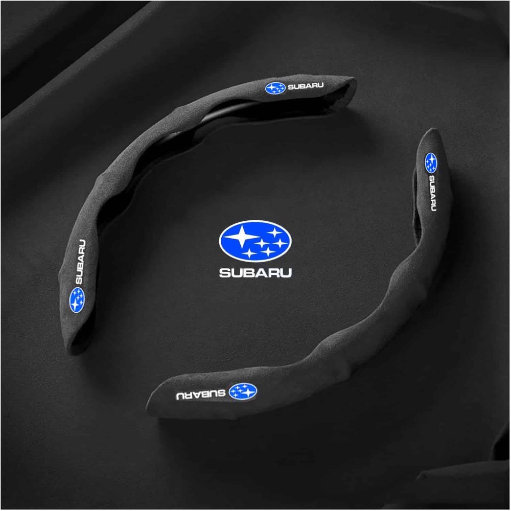 COUVRE VOLANT NOIR POUR VOITURE SUBARU | WRC Rally Mega.Store