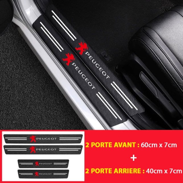 FILM PROTECTION AUTOCOLLANT POUR SEUIL DE PORTE PEUGEOT | WRC Rally Mega.Store