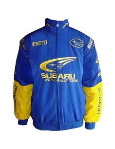 BLOUSON SUBARU BLEU ET JAUNE | WRC Rally Mega.Store