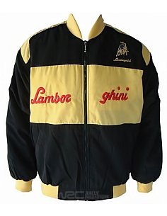 BLOUSON LAMBORGHINI NOIR ET JAUNE | WRC Rally Mega.Store