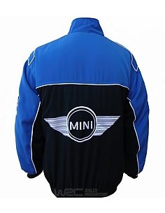 BLOUSON MINI COOPER BLEU ET NOIR | WRC Rally Mega.Store