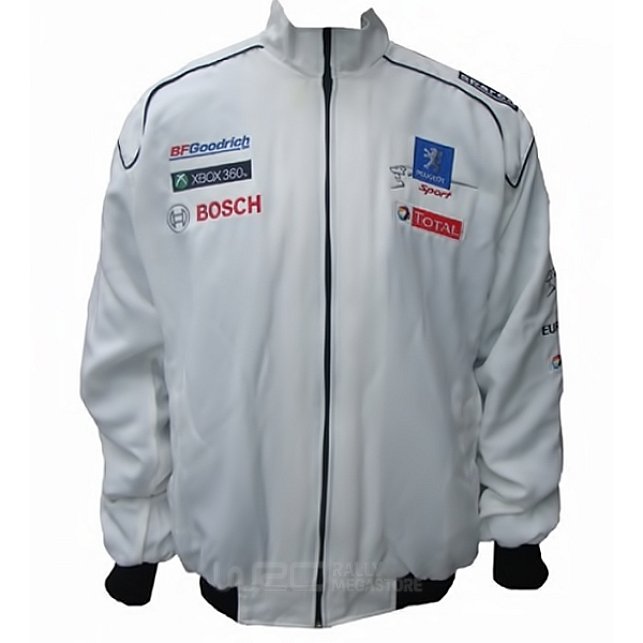 BLOUSON PEUGEOT BLANC | WRC Rally Mega.Store