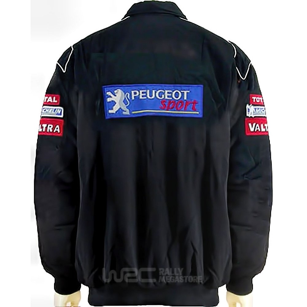 BLOUSON PEUGEOT NOIR ET ROUGE | WRC Rally Mega.Store