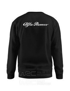 SWEAT ALFA ROMEO BLACK WHITE 2