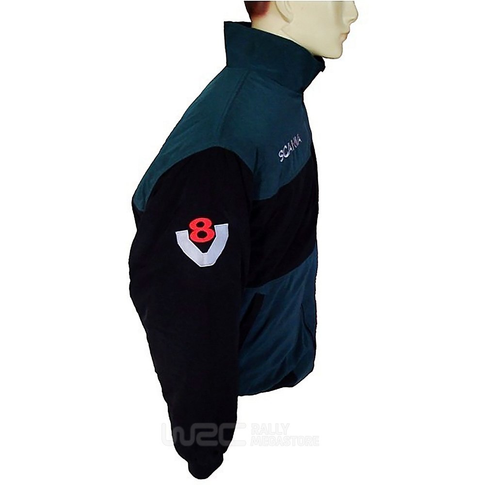 BLOUSON SCANIA V8 VERT ET NOIR | WRC Rally Mega.Store